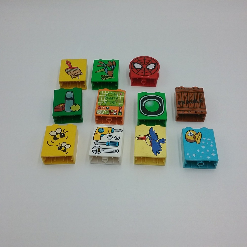 Lego Duplo Lot Numbers Letters Spiderman Winnie The Pooh Mickey Mouse Eyes Mixed